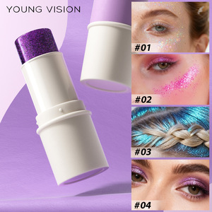 Young Vision Glitter Body Stick 6.5g Maquillaje Brillante para Rostro, Ojos, Labios y Escenario - Product Image 3