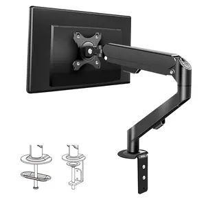 Wholesale Cheap Fit 17-30 Inches Aluminum Alloy Gas Spring Single Lcd Led Monitor Desk Mount Arm other computer accessories