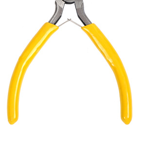 Yellow Handled Wire Cutters 4.5 Inch Mini Pliers For Small Screws Bladed Cutting Tool Chrome Vanadium Steel - Product Image 1