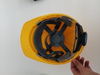 Casque de sécurité ABS/HDPE CE EN397, casques rigides pour la protection de la tête, casque de travail avec sangle à cliquet