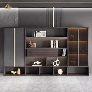 Nouveau style de mode Buffet design personnalisé Rangement de meubles en bois avec vitrine en verre pour la salle à manger - Product Image 1