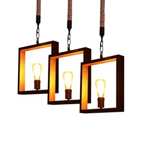 Black Rectangle LED Pendant <b>Light</b> E14 Bulb Base 3500K Warm White Fabric Shade Voice Control Adjustable Height Ra90 <b>Dining</b> - Product Image 1
