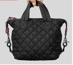 Wholesale Quilted Puffy Down Cotton square Lightweight Large Capacity Shoulder Handbags Women's Tote <b>Bags</b> - Product Image 1