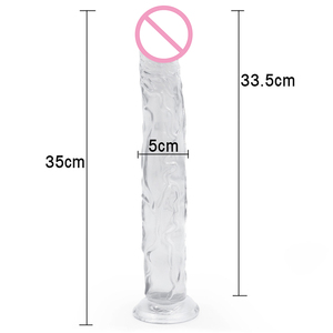 Über Länge Penis Riesiger Schwarzer <span class=keywords><strong>Dildo</strong></span> Sexy Weiblicher Riesen <span class=keywords><strong>dildo</strong></span> Muschi Masturbation Automatischer Realistischer <span class=keywords><strong>Dildo</strong></span> Für Frauen - Product Image 2