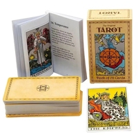 Cartes de tarot à prix d'usine Offre Spéciale avec guide Cartes de tarot à impression personnalisée avec boîte
