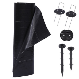 07 Weed Control Cloth 1x1 M Heavy Duty Black For Orchards Fruit <b>Trees</b> - Product Image 1