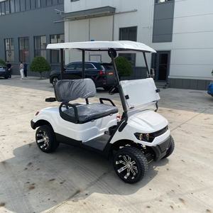Carrito de Golf Eléctrico Blanco de 4 Plazas, 48 V, Vehículo de Baja Velocidad, Faros LED, Alcance de 30-50 km, Uso Industrial - Product Image 5