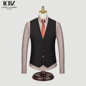 <span class=keywords><strong>Chaleco</strong></span> ajustado gris para hombre, <span class=keywords><strong>chaleco</strong></span> de traje formal e informal de negocios decorado con estilo vintage, <span class=keywords><strong>chaleco</strong></span> impermeable para padrino de boda - Product Image 4