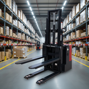 Fournisseur de transpalettes électriques 1500 kg 2000 kg, chariot élévateur à fourches pour opérations de <span class=keywords><strong>transport</strong></span> de palettes en intérieur, Woerkai CPDS20 Lithium-Ion - Product Image 1