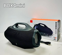 Altavoces Portátiles BoomsBox4MINI, Altavoz de Graves Impermeable, Altavoz Portátil de Alta Gama Resistente al Agua