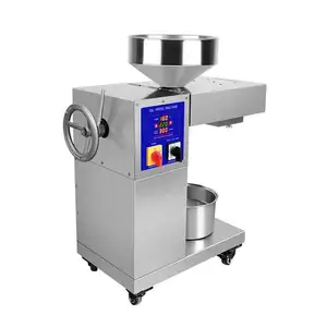 Manufacturer fully automatic screw olive oil extractor machine cold press small flax seed olive oil press machine