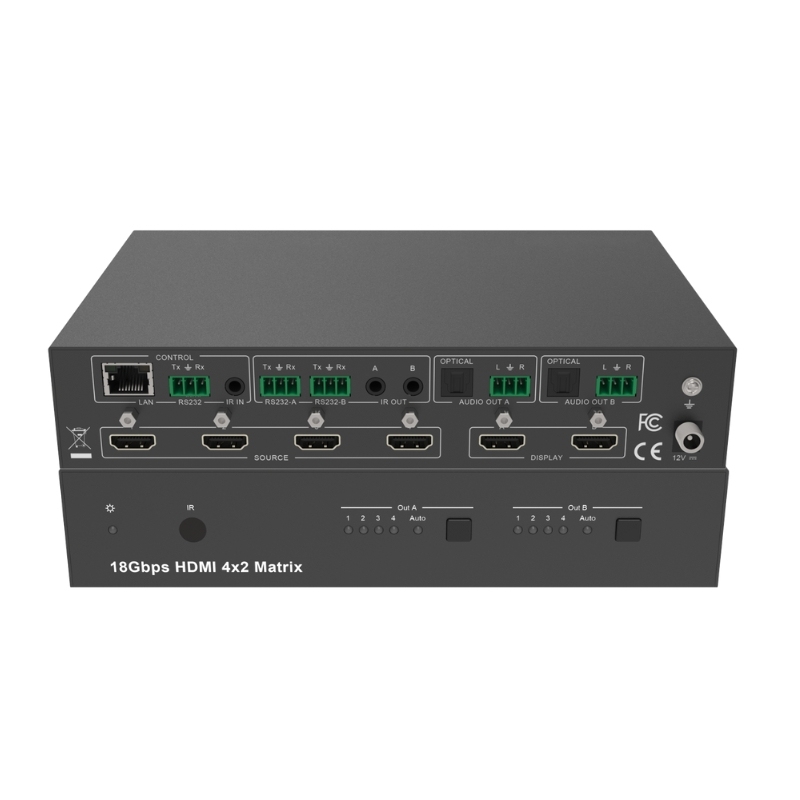 L R RCA Audio Bidirectional Switch