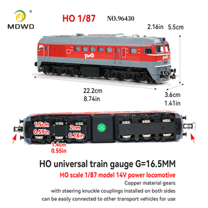 Treni in Miniatura di Alta Qualità Scala HO Set Ferroviario in Metallo Pressofuso per Scenari Ferroviari Kit Accessori per Modellismo - Product Image 2