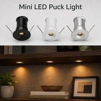 Mini spots LED de cuisine modernes 12V 1W pour armoires