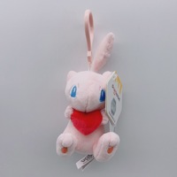 Vente en gros de porte-clés en peluche Pokémon de haute qualité, 4 pouces (10 cm), Pikachu, Psyduck, Eevee, jouet en peluche