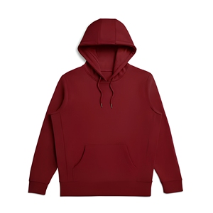 Sweat-shirt à capuche uni pour homme, coupe classique, tricoté, décontracté, idéal pour l'hiver - Product Image 1