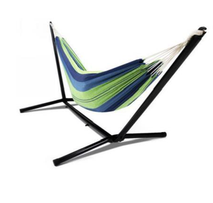 Hamaca Colgante para Acampar al Aire Libre, Cama Columpio con Soporte de Acero Plegable y Bolsa de Transporte - Product Image 3