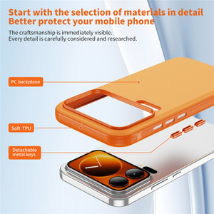 Funda de Teléfono de PC Mate de Lujo, Resistente a Golpes y Huellas Dactilares, con TPU Flexible para Xiaomi 17 <span class=keywords><strong>Pro</strong></span> Max 17 Ultra, con Textura Suave al Tacto - Product Image 4