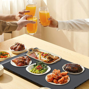 Extra-grande superfície aquecida aquecimento Mat 8-Level temperatura ajustável criança bloqueio dobrável Silicone Food aquecimento Mat - Product Image 2