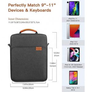 15.6 Inch Laptop Sleeve Case Messenger Shoulder <b>Bag</b> Padded Nylon Shockproof Waterproof Women Laptop <b>Bag</b> - Product Image 3