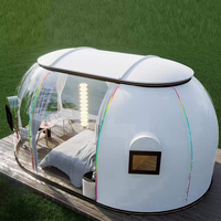 Dôme transparent en polycarbonate personnalisé moderne pour l'extérieur, structure en aluminium, design ciel étoilé pour hôtels, garantie de plus de 5 ans