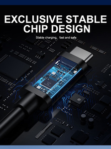 Buena calidad120W tipo C a C Cable de carga rápida 6A USB C Cable para teléfono S23 Nylon trenzado y sincronización de datos de 480 Mbps PD QC 3,0 - Product Image 5