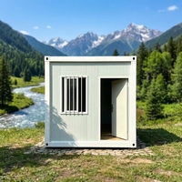 Casa Contenedor Prefabricada de Montaje Rápido, Edificio Modular Desmontable e Integrado para Instalación Rápida, Oficina en Sitio y Alojamiento para Personal