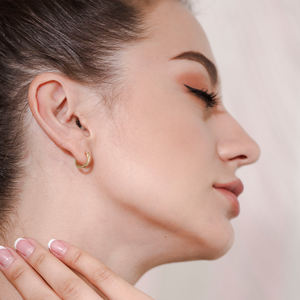 Gioielli da donna ipoallergenici piccoli gioielli dell'orecchio per ragazze della <span class=keywords><strong>cartilagine</strong></span> 14K oro placcato <span class=keywords><strong>orecchini</strong></span> con <span class=keywords><strong>polsino</strong></span> Huggie <span class=keywords><strong>orecchini</strong></span> a cerchio piccoli <span class=keywords><strong>orecchini</strong></span> - Product Image 2