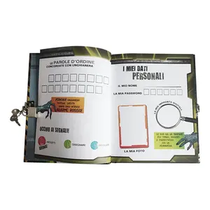 Offre Spéciale cahier en papier fantaisie pour enfants créatifs personnalisés avec serrure impression offset article de cadeau parfait