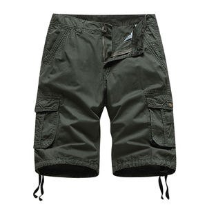 Short Cargo d'été Slim pour homme, <span class=keywords><strong>Bermuda</strong></span> <span class=keywords><strong>Chino</strong></span> tissé 100% coton, poches multiples - Product Image 4