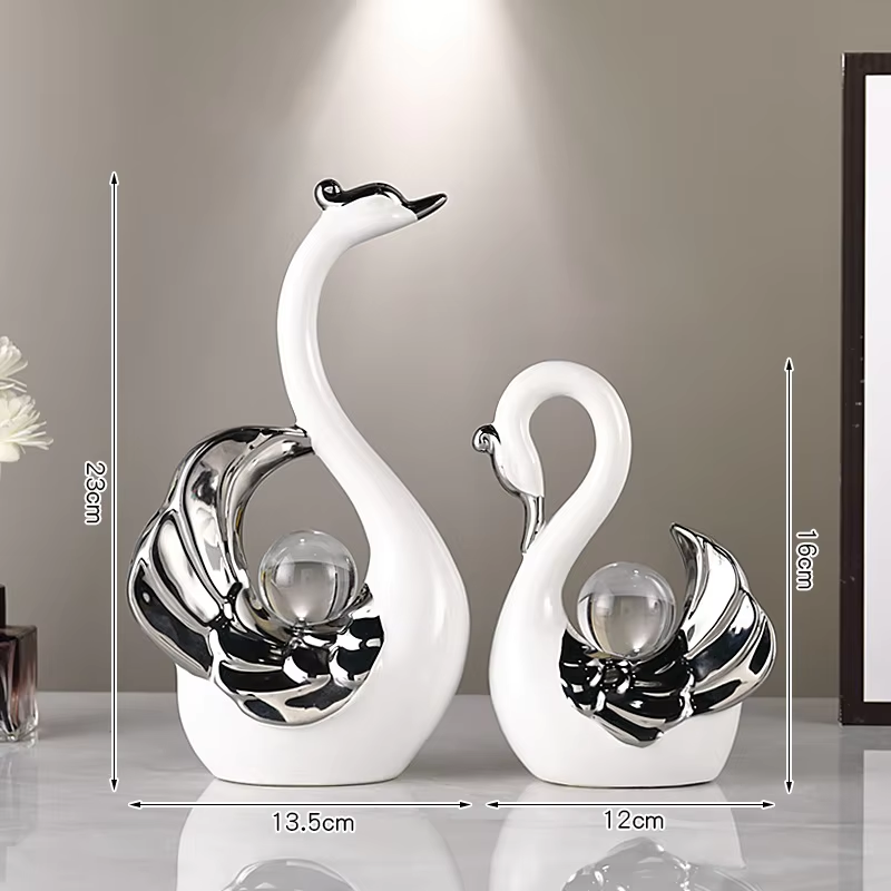 Swan pair white 693