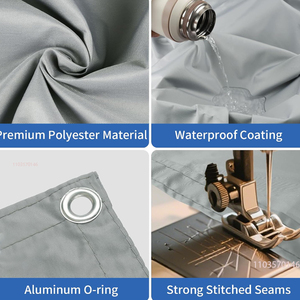 Tenda Parasole Quadrata Personalizzabile in Tessuto Oxford Impermeabile con Protezione UV <span class=keywords><strong>per</strong></span> Uso Esterno - Product Image 4