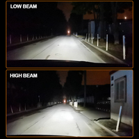 EURS R11 Nouveaux phares de voiture universels Ampoules LED 6000K-6500K Couleur IP67 Étanche 7000LM 70W Alliage d'aluminium Cuivre