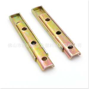 Insert de quincaillerie en fer G8087 75*16mm, couleur zinc, installation facile, accessoires de lit fonctionnels - Product Image 1