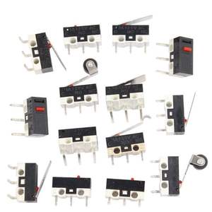 ไมโครสวิตช์แบบสัมผัสสำหรับเมาส์ |   สวิตช์แบบ 3 ขา SPDT พร้อมก้านกด/คันโยก/ขั้วต่อแบบมุมฉาก |   1A 125V - Product Image 2