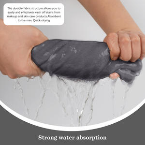 Serviette de Spa rose, lot de pièces, convient pour le <span class=keywords><strong>visage</strong></span>, en microfibre, anti-blanchiment, avec Logo personnalisé - Product Image 5