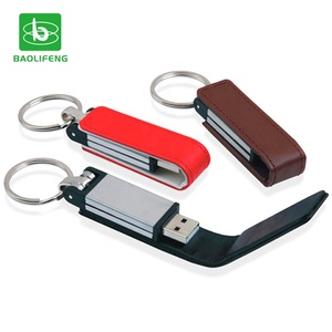 Neue produkt leder USB-Stick 4 GB 8 GB 16 GB 32 GB USB 2.0 3,0 Speicher Flash-Stick Geschenke stick Individuelles Logo Druck - Product Image 1