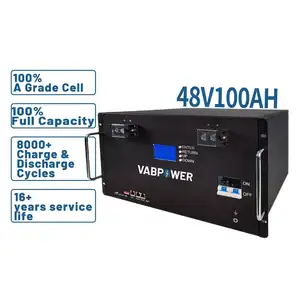 48v 200ah 9.6kva lithium battery home energy storage battery 48v 200ah lifepo4 solar battery 10kwh power