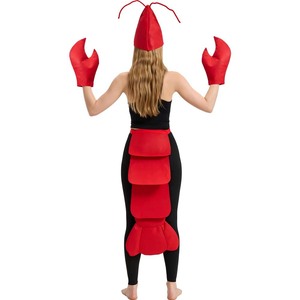 Costume de cosplay d'écrevisse, tenue complète avec couvre-chef, gants et queue, pour Halloween, jeux d'anime, jeux de rôle, à partir de 14 ans - Product Image 4