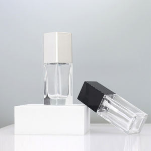 Flacone in Vetro Rettangolare da 30ml di Ultima Generazione con Tappo a Vite e Pompa <span class=keywords><strong>Vuota</strong></span> per Crema Viso, Colore Personalizzabile - Product Image 5