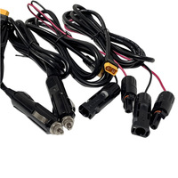 Connecteur de câble de panneau solaire étanche automobile 12V IP67 pour adaptateur d'amarrage photovoltaïque mâle femelle noyau intérieur 50A évalué 4P