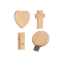 Vente en gros de clés USB 8 Go 16 Go 32 Go 64 Go Mémoire flash USB Clé USB 2.0 3.0 Clé USB en bois écologique