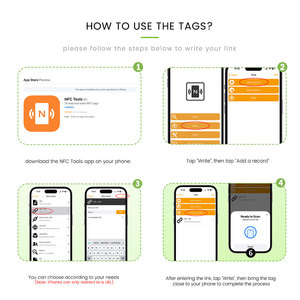 Adesivo NFC in Acrilico per Seguire su Instagram e Recensioni Google, Insegna <span class=keywords><strong>Smart</strong></span> per Marketing sui Social Media - Product Image 4