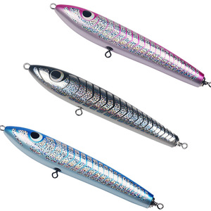 Señuelo de Madera Popper 120g 22cm para Pesca en Agua Salada, Señuelo Artificial para Pesca de Arrastre y Pesca desde Barco - Product Image 1
