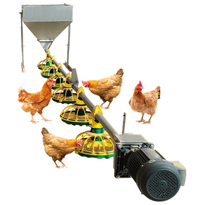 Gia cầm cho ăn tự động dòng trang trại Pan Feeder gà vịt nhà chăn nuôi chuỗi hệ thống cho ăn - Product Image 1