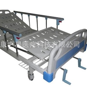 Lit d'hôpital Kang Zhi Xing KX-S201D, lit médical manuel réglable pour soins aux patients - Product Image 3