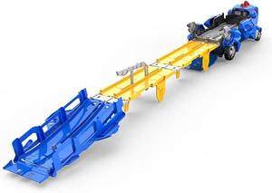 Camion de stockage de dinosaures 2 en 1 Jouet moulé sous pression pour avaler une voiture en métal transformée en <span class=keywords><strong>T</strong></span>-<span class=keywords><strong>Rex</strong></span> avec 2 voitures en alliage - Product Image 6