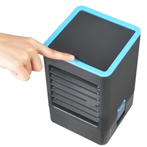Mini Enfriador <span class=keywords><strong>de</strong></span> <span class=keywords><strong>Aire</strong></span> Evaporativo Portátil Personal <span class=keywords><strong>para</strong></span> Habitación, <span class=keywords><strong>Aire</strong></span> Acondicionado Recargable con Agua y Ventilador <span class=keywords><strong>para</strong></span> el Hogar - Product Image 2