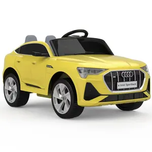 लाइसेंस प्राप्त Sportback ऑडी सीटर बच्चे नियंत्रण इनडोर खिलौना कार बच्चों रोशनी एटीवी बिजली पुलिस बम्पर के लिए 12v कार खिलौने बच्चों