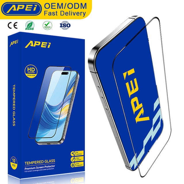 High Quality 9H Tempered Glass Screen Protector for iPhone 17 Air Pro Max Anti-Shock Anti-Scratch Anti-Fingerprint 3D Radius